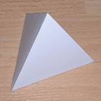 Paper Model Tetrahedron